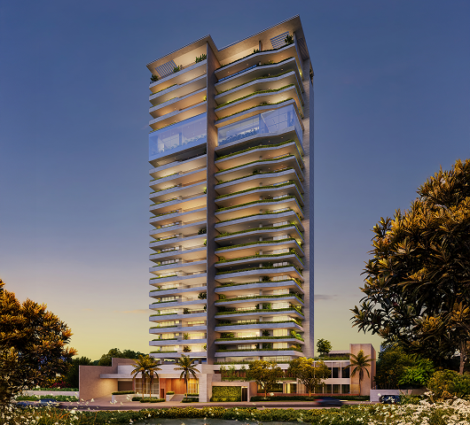 Fachada do Akoya Colina